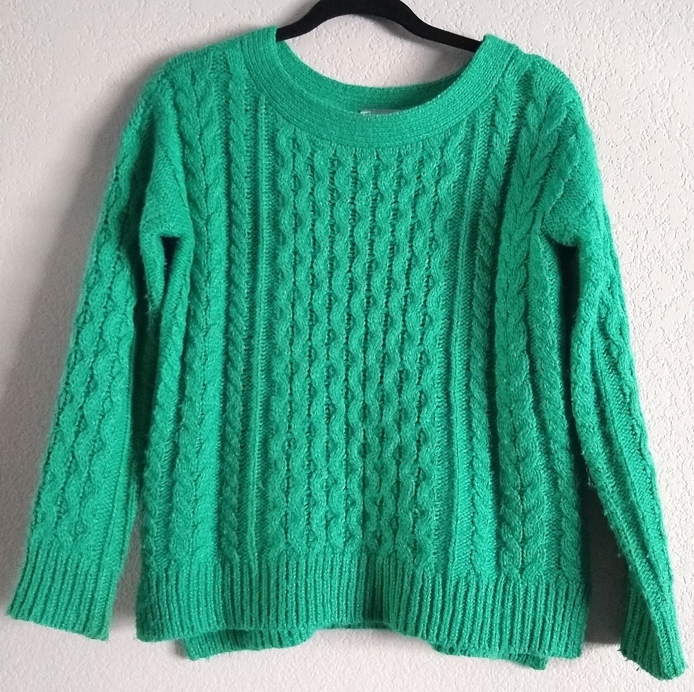 Green Wool Sweater